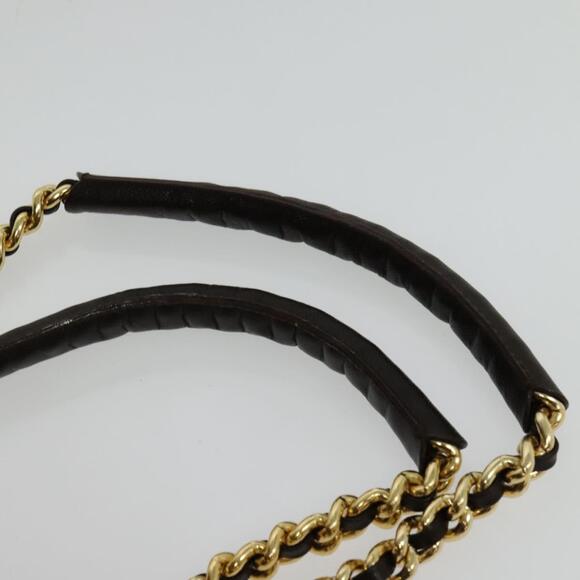 PRADA Boston Bag Nylon Brown Gold - Picture 8 of 12